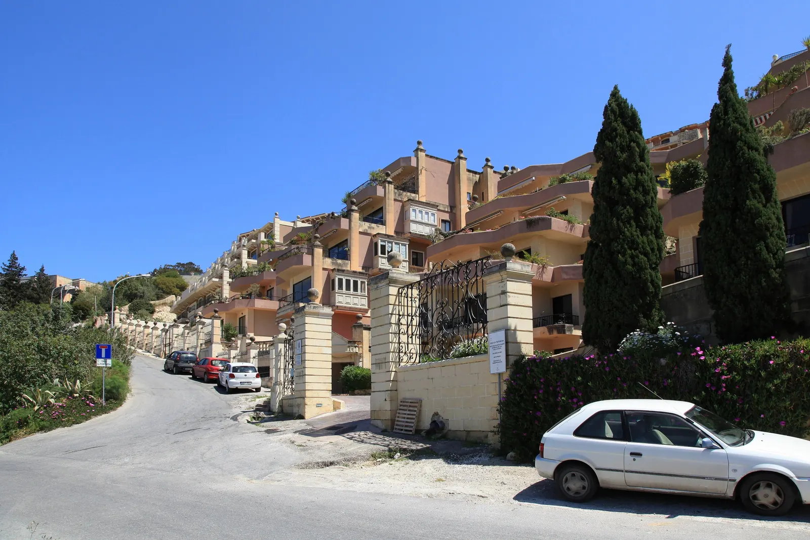 A residential street in Swieqi