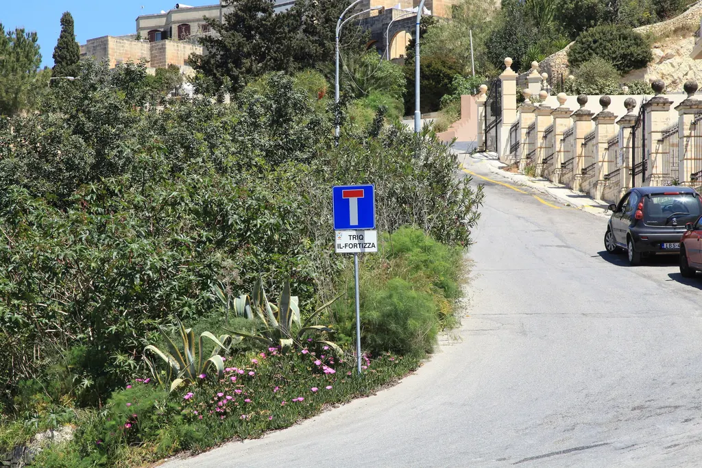 A residential street in Swieqi