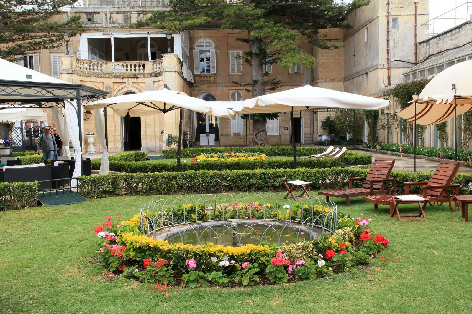 Palazzo Parisio gardens in Naxxar