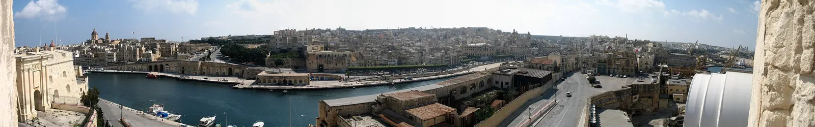 Cospicua and Birgu across the Grand Harbour