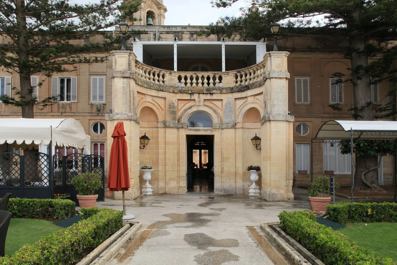 Palazzo Parisio gardens in neighbouring Naxxar