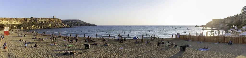 Golden Bay on Malta’s north-west coast