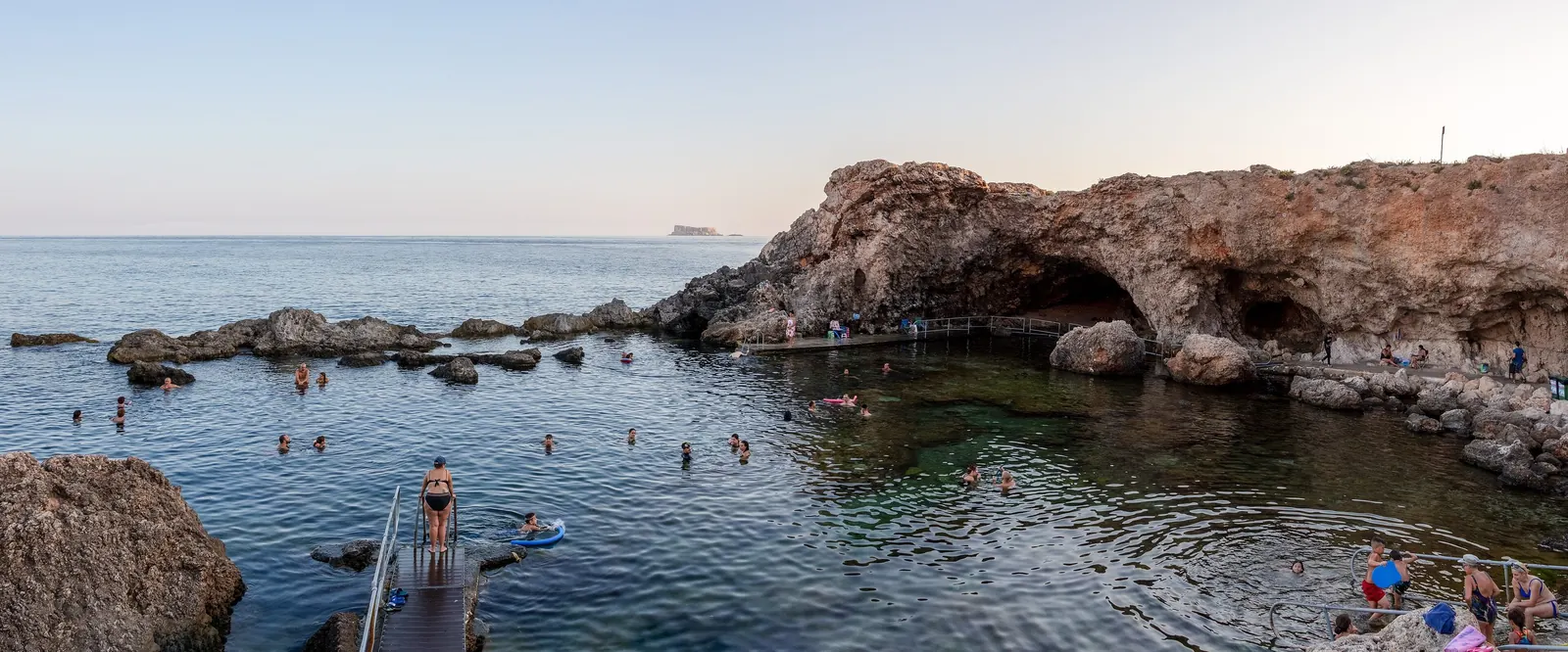 Għar Lapsi on Malta’s south-west coast