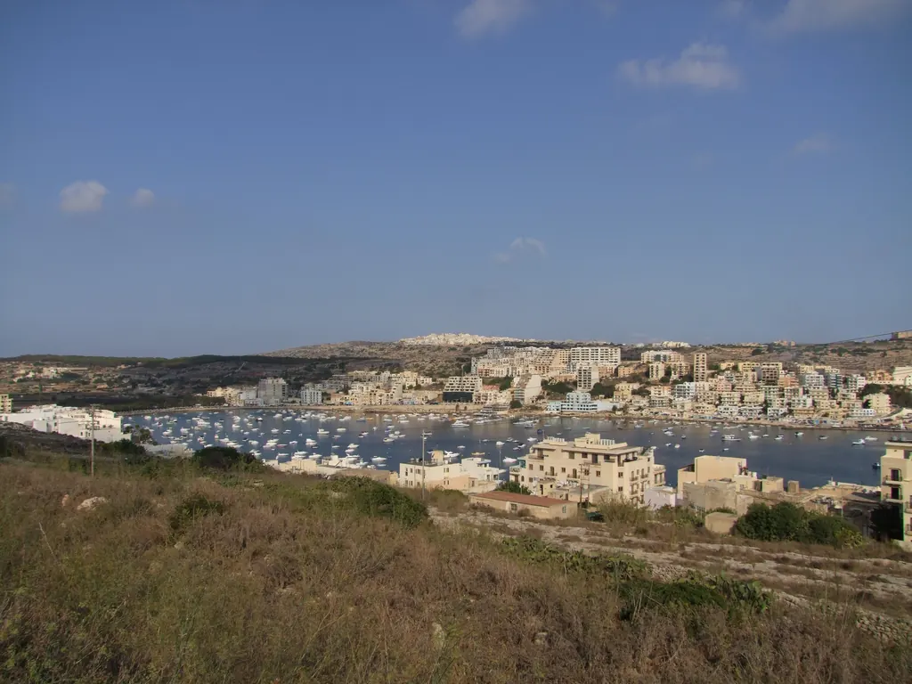 Early morning over St Paul’s Bay and Xemxija