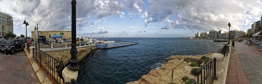 The Sliema promenade