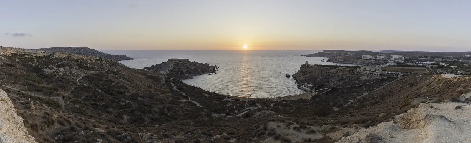 Riviera beach on Malta’s north-west coast