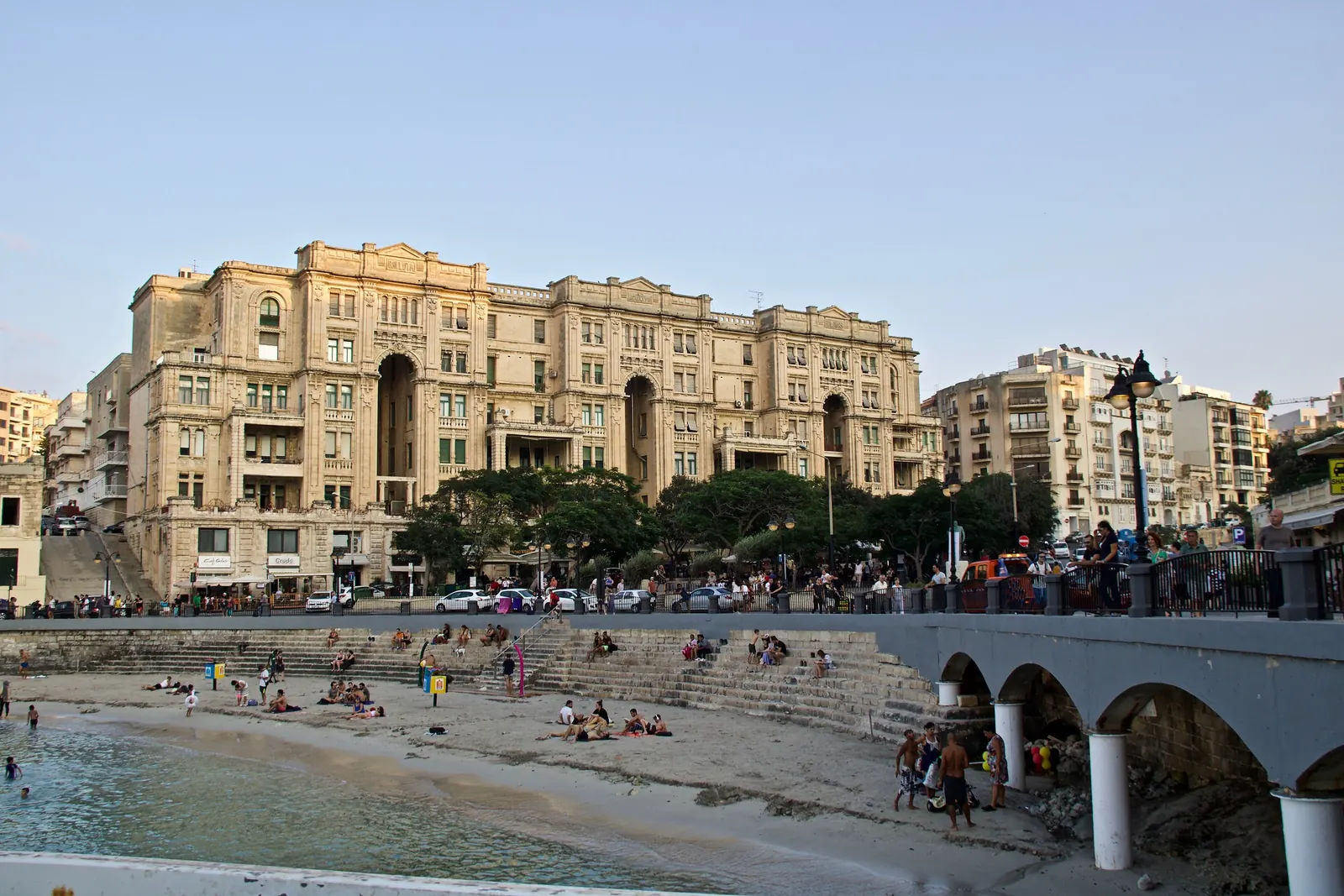 Balluta Bay and its beach
