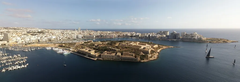 Manoel Island from the air