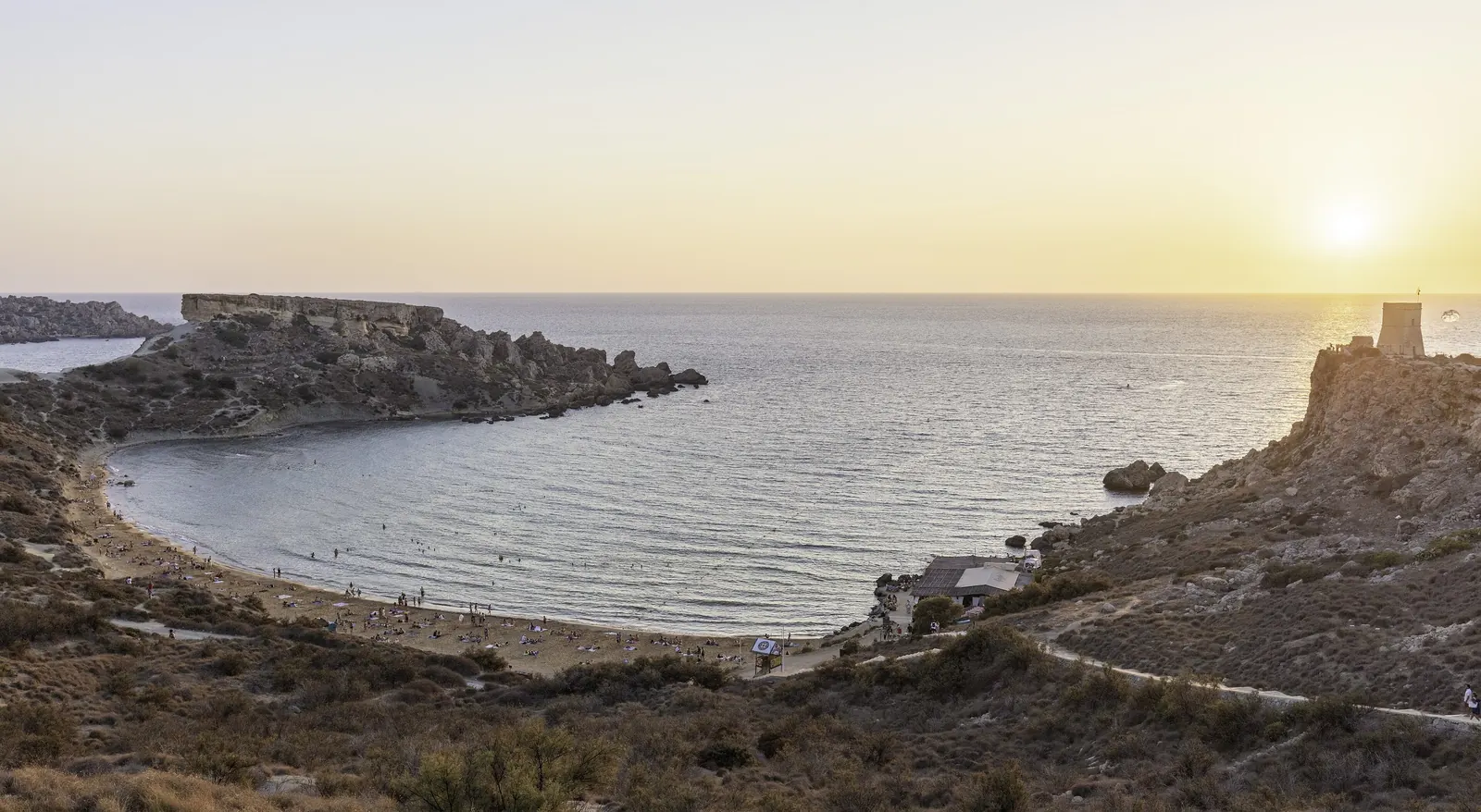 Sunset over Riviera Bay
